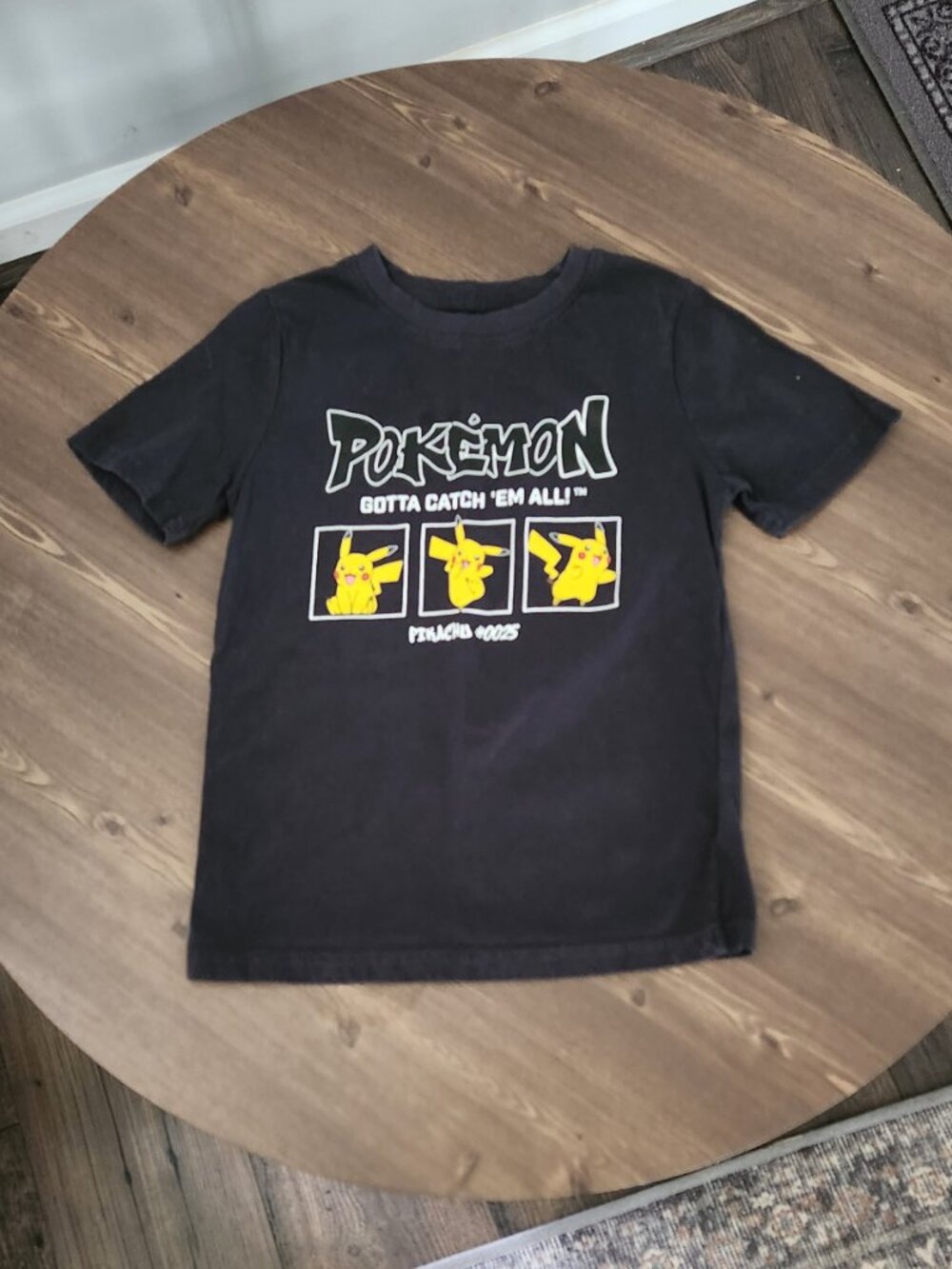 Kids H&M Pokemon Black Tee - 6x/7